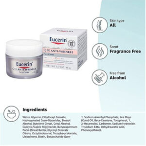 کرم ضد چروک صورت اوسرین مدل Eucerin Q10